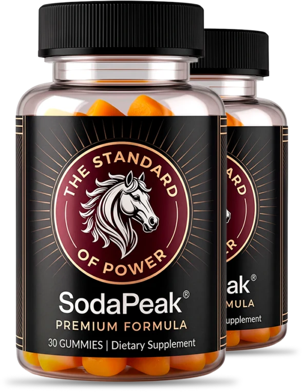 SodaPeak daily wellness gummy bottles